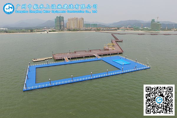 水上游泳池 水上浮桥 景观平台 广州中航水上设施建造有限公司
