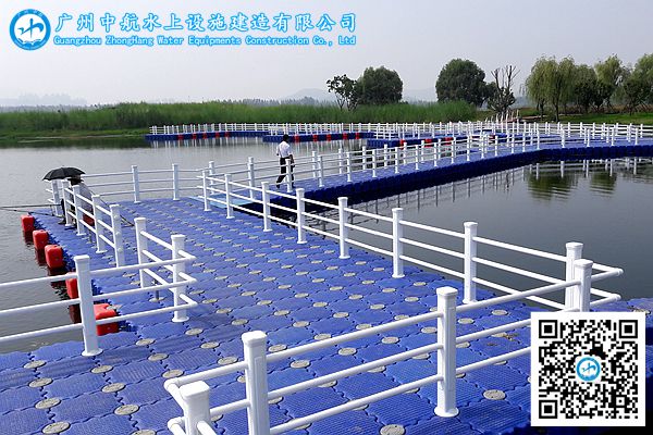 亲水平台 景观浮桥 水上浮筒 广州中航水上设施建造有限公司
