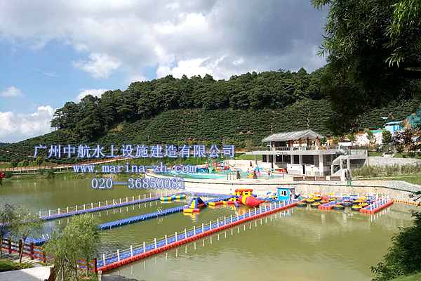 水上游泳池 浮筒游泳池 水上码头 广州中航水上设施建造有限公司