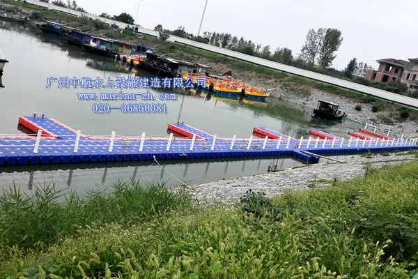 浮筒码头 游艇码头 浮动码头 钓鱼平台 广州中航水上设施建造有限公司