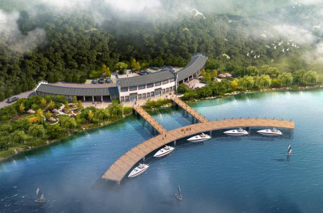 东风湖浮动动码头 广州中航水上设施建造有限公司